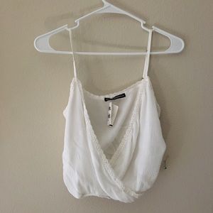 *NEW* White Brandy Melville Crop Top